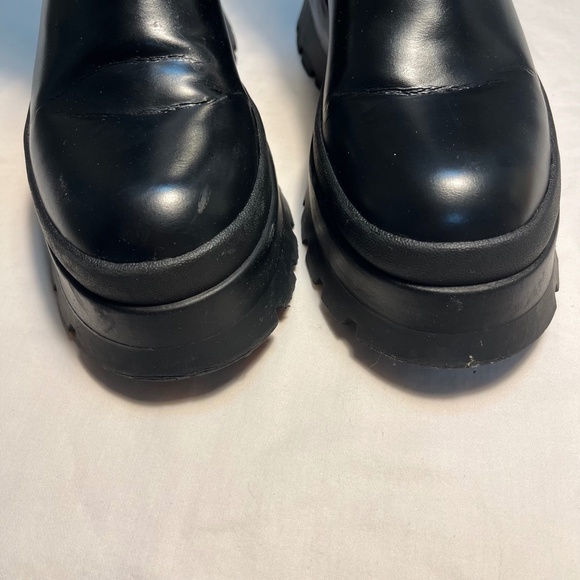 Zara Leather Pull On Boots - Picture 3 of 9